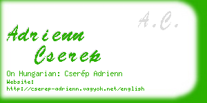 adrienn cserep business card